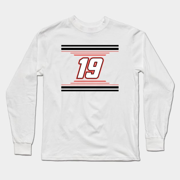 Martin Truex Jr #19 2024 NASCAR Design Long Sleeve T-Shirt by AR Designs 